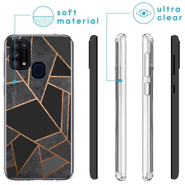 imoshion Coque Design Samsung Galaxy M31 - Black Graphic