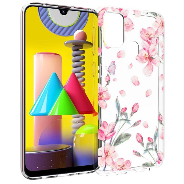 imoshion Coque Design Samsung Galaxy M31 - Fleur - Rose