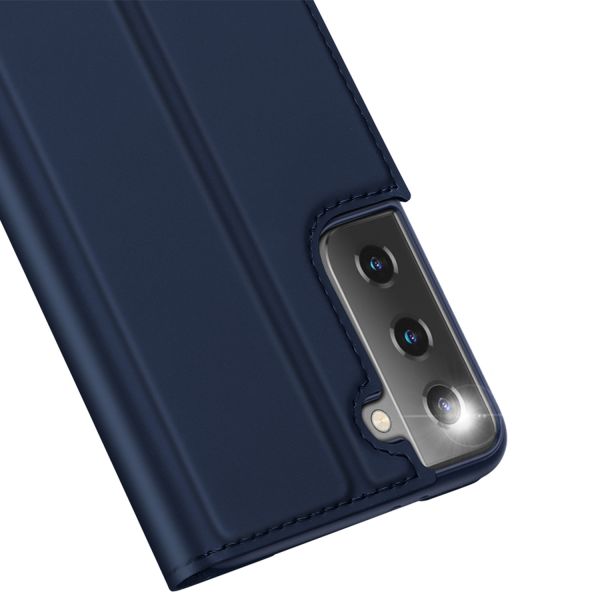 Dux Ducis Étui de téléphone Slim Samsung Galaxy S21 - Bleu foncé