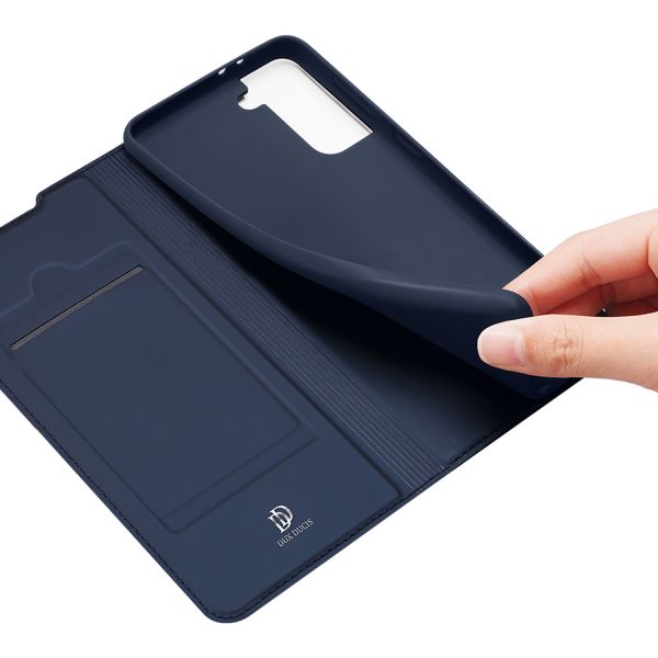 Dux Ducis Étui de téléphone Slim Samsung Galaxy S21 - Bleu foncé