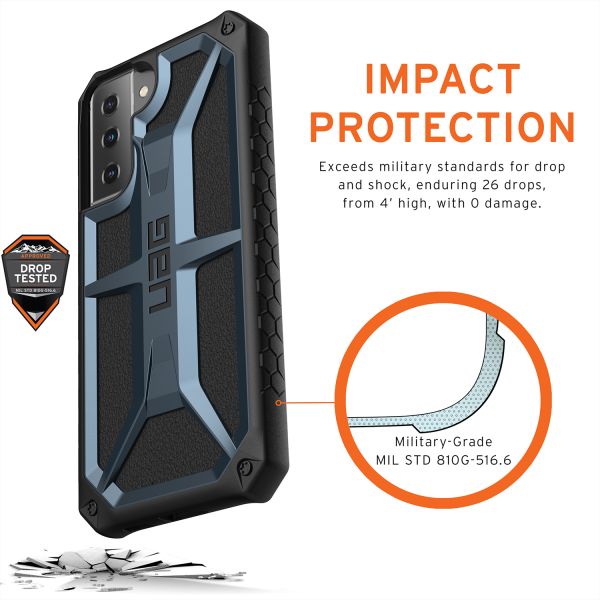 UAG Coque Monarch Samsung Galaxy S21 Plus - Bleu