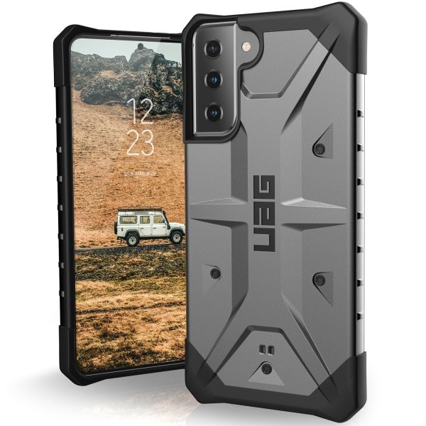 UAG Coque Pathfinder Samsung Galaxy S21 Plus - Argent