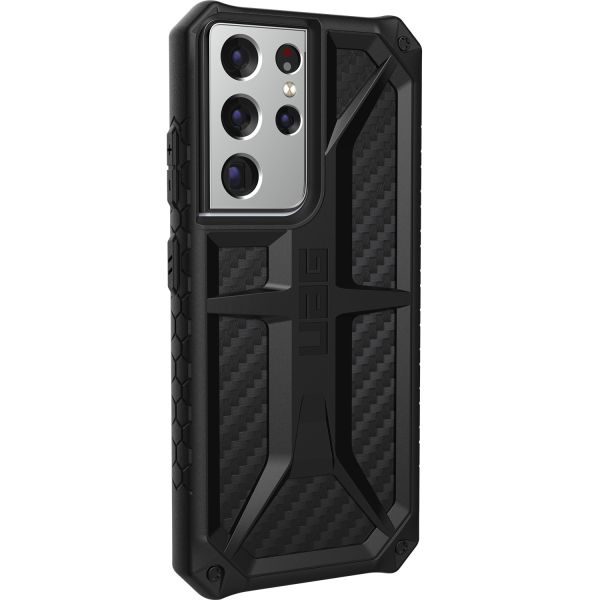 UAG Coque Monarch Samsung Galaxy S21 Ultra - Carbon Fiber