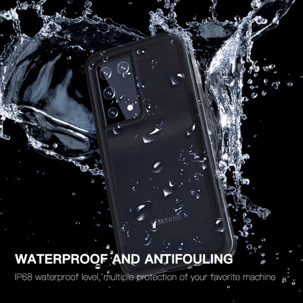 Redpepper Coque imperméable Dot Plus Galaxy S21  Ultra - Noir