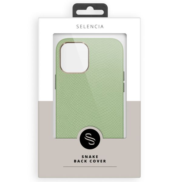 Selencia Coque Gaia Serpent iPhone SE (2022 / 2020) / 8 / 7 / 6(s) - Vert