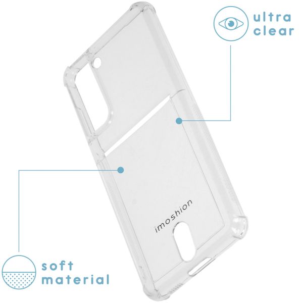 imoshion Coque silicone avec support de passe Samsung Galaxy S21