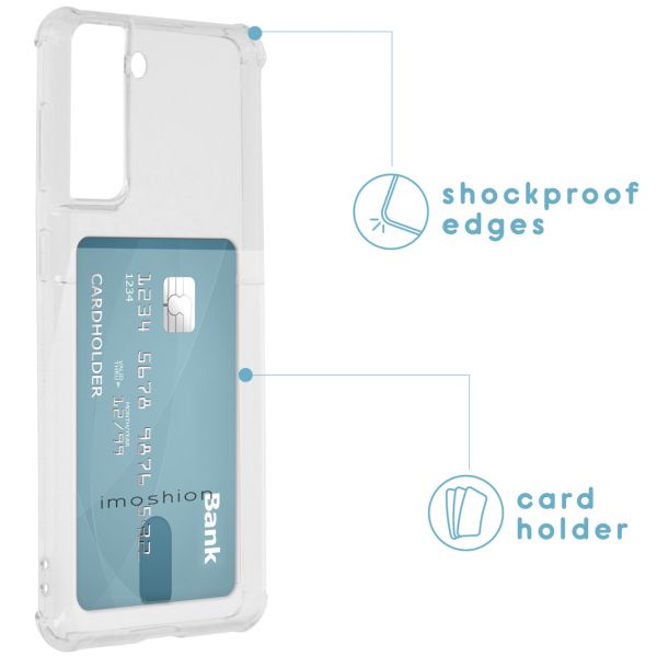 imoshion Coque silicone avec support de passe Galaxy S21 Plus