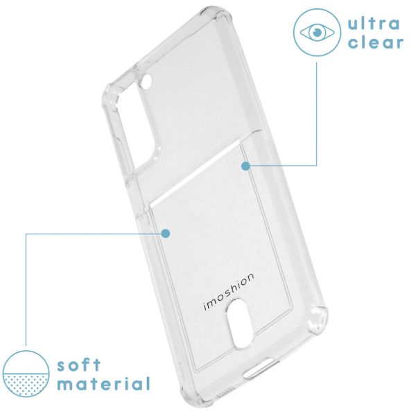 imoshion Coque silicone avec support de passe Galaxy S21 Plus