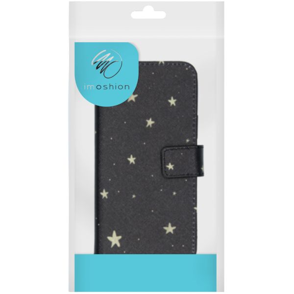 iMoshion Coque silicone design iPhone 12 Mini - Stars Gold