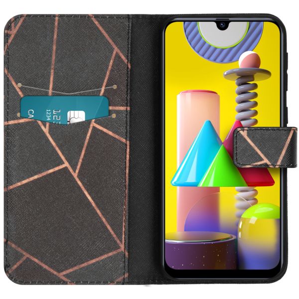 iMoshion Coque silicone design Samsung Galaxy M31 - Black Graphic