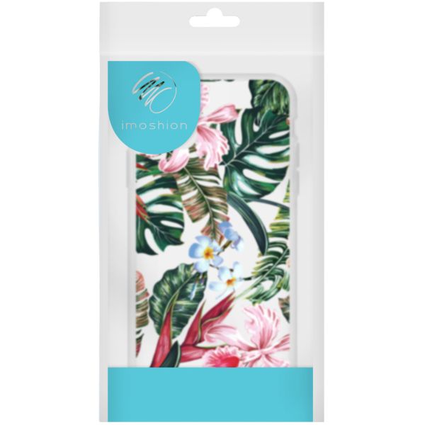 iMoshion Coque Design Samsung Galaxy A41 - Jungle - Vert / Rose