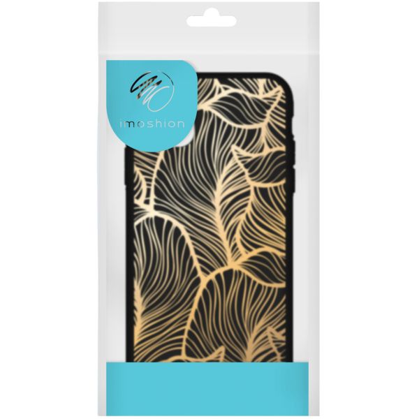 iMoshion Coque Design iPhone 11 Pro - Feuilles / Noir