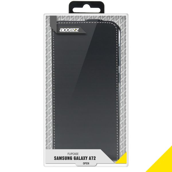 Accezz Étui à rabat Samsung Galaxy A72 - Noir