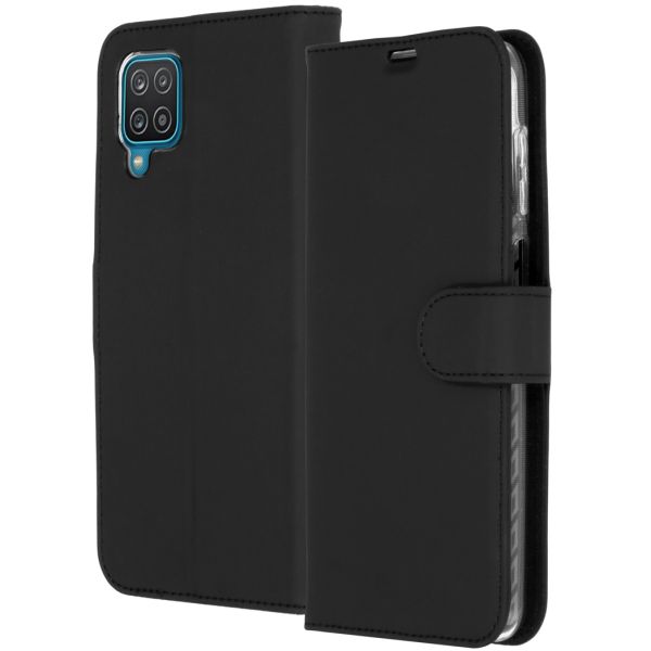 Accezz Étui de téléphone Wallet Samsung Galaxy A12 - Noir