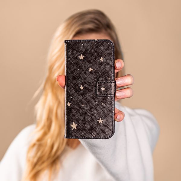 iMoshion Coque silicone design Samsung Galaxy A21s - Stars Gold