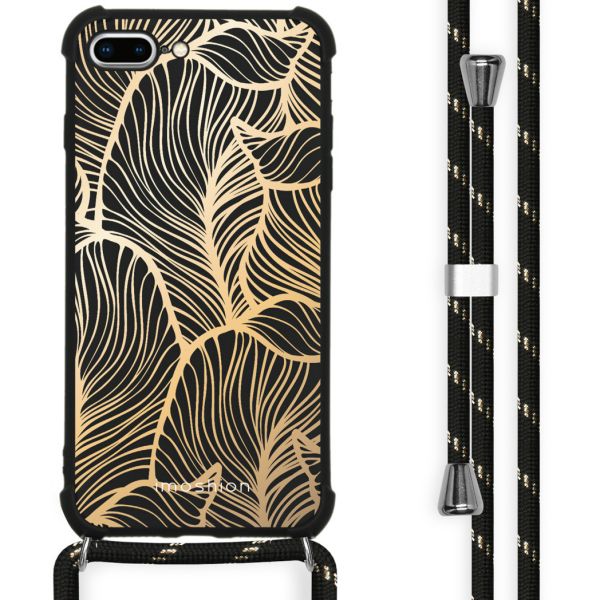 imoshion Coque Design avec cordon iPhone 8 Plus / 7 Plus - Golden Leaves