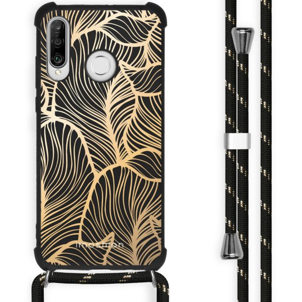 imoshion Coque Design avec cordon Huawei P30 Lite - Golden Leaves