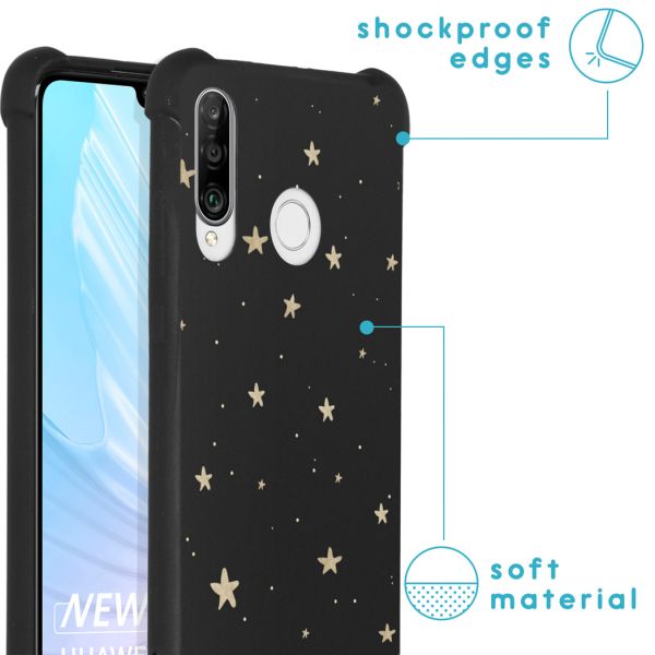 imoshion Coque Design avec cordonHuawei P30 Lite - Stars Gold