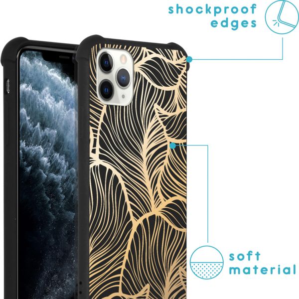 imoshion Coque Design avec cordon iPhone 11 Pro - Golden Leaves