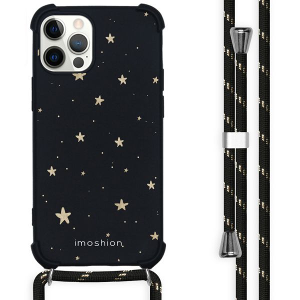 imoshion Coque Design avec cordon iPhone 12 Pro Max - Stars Gold