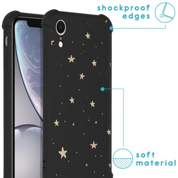 imoshion Coque Design avec cordon iPhone Xr - Stars Gold