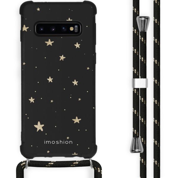 imoshion Coque Design avec cordonSamsung Galaxy S10 - Stars Gold