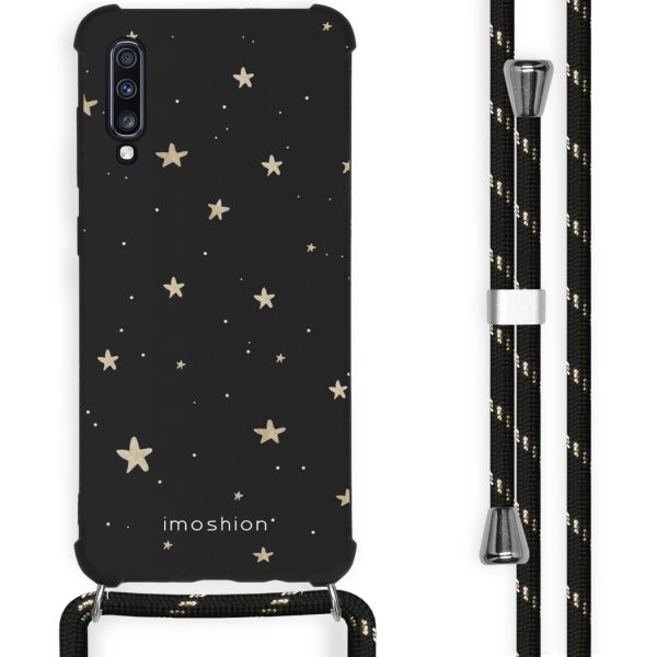 imoshion Coque Design avec cordonSamsung Galaxy A70 - Stars Gold