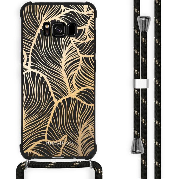 imoshion Coque Design avec cordon Samsung Galaxy S8 - Golden Leaves