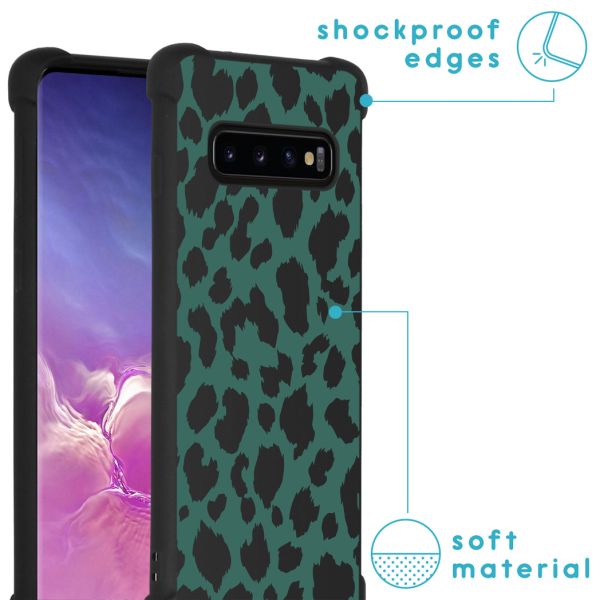 imoshion Coque Design avec cordon Samsung Galaxy S10 Plus - Panther Illustration