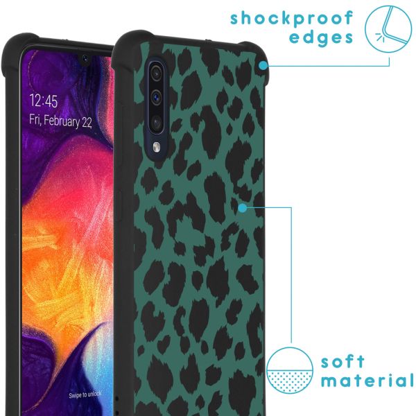 imoshion Coque Design avec cordon Samsung Galaxy A50 - Panther Illustration