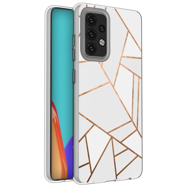 iMoshion Coque Design Samsung Galaxy A52(s) (5G/4G) - White Graphic