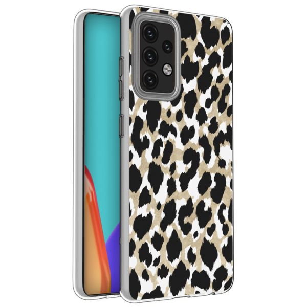 iMoshion Coque Design Samsung Galaxy A52(s) (5G/4G) - Léopard / Noir