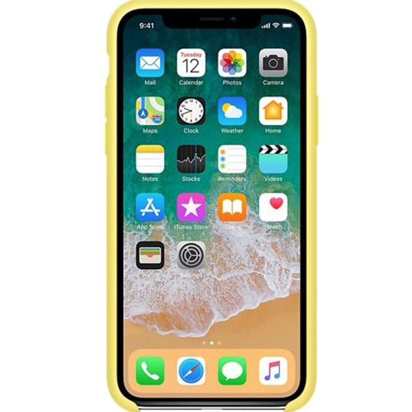 Apple Coque en silicone iPhone X - Lemonade