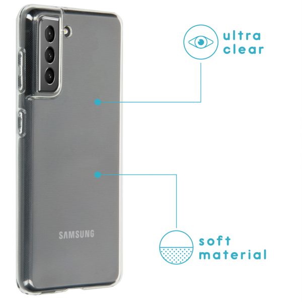 imoshion Coque silicone Samsung Galaxy S21 - Transparent