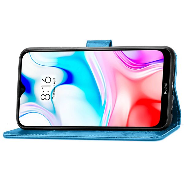 Etui de téléphone Fleurs de Trèfle Xiaomi Redmi 8