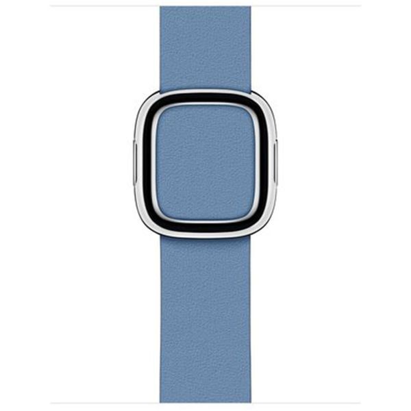 Apple Leather Band Modern Buckle Apple Watch Series 1-9 / SE - 38/40/41 mm / Series 10 - 42 mm - Taille L - Cornflower