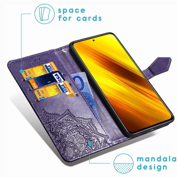 iMoshion Etui de téléphone portefeuille Mandala Xiaomi Poco X3 (Pro)