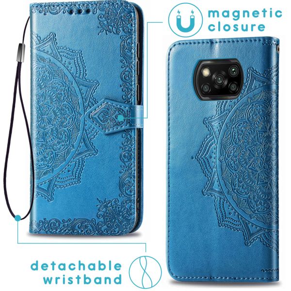 imoshion Etui de téléphone portefeuille Mandala Xiaomi Poco X3 (Pro)