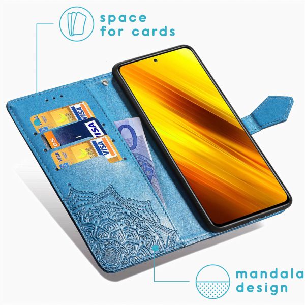 iMoshion Etui de téléphone portefeuille Mandala Xiaomi Poco X3 (Pro)