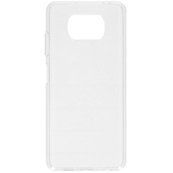 iMoshion Coque silicone Xiaomi Poco X3 (Pro) - Transparent