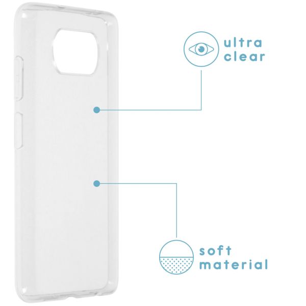 iMoshion Coque silicone Xiaomi Poco X3 (Pro) - Transparent