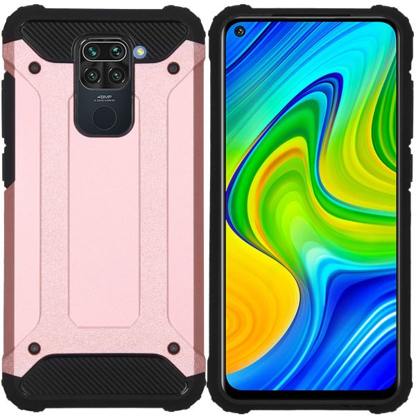 imoshion Coque Rugged Xtreme Xiaomi Redmi Note 9 - Rose Champagne