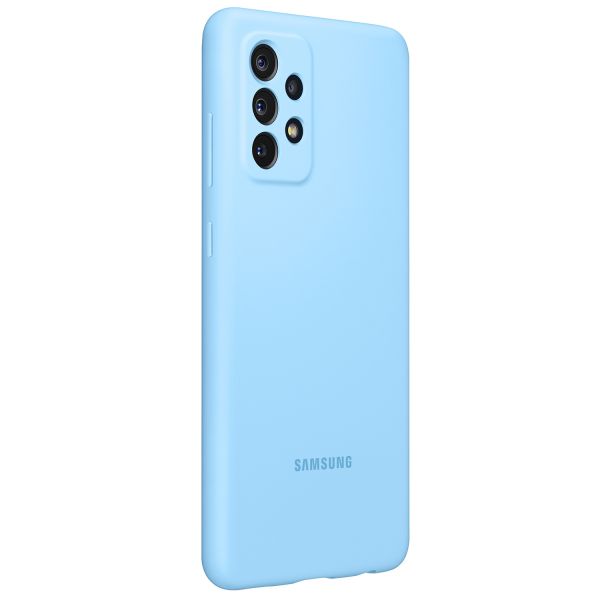 Samsung Original Coque en silicone Samsung Galaxy A72 - Bleu