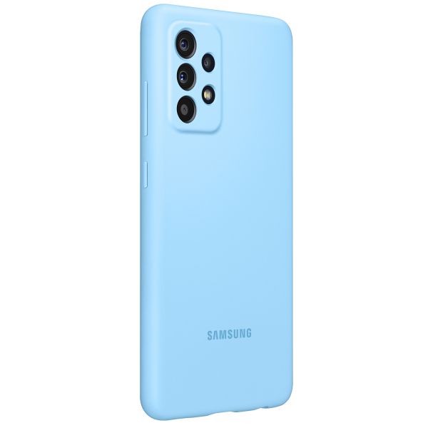 Samsung Original Coque en silicone Samsung Galaxy A52(s) (5G/4G) - Bleu