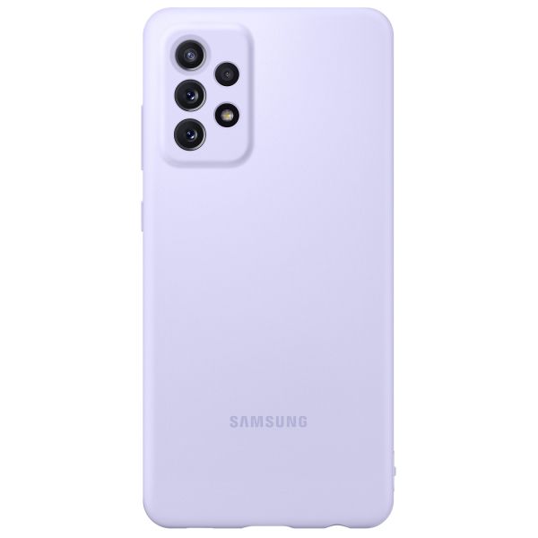 Samsung Original Coque en silicone Samsung Galaxy A72 - Violet