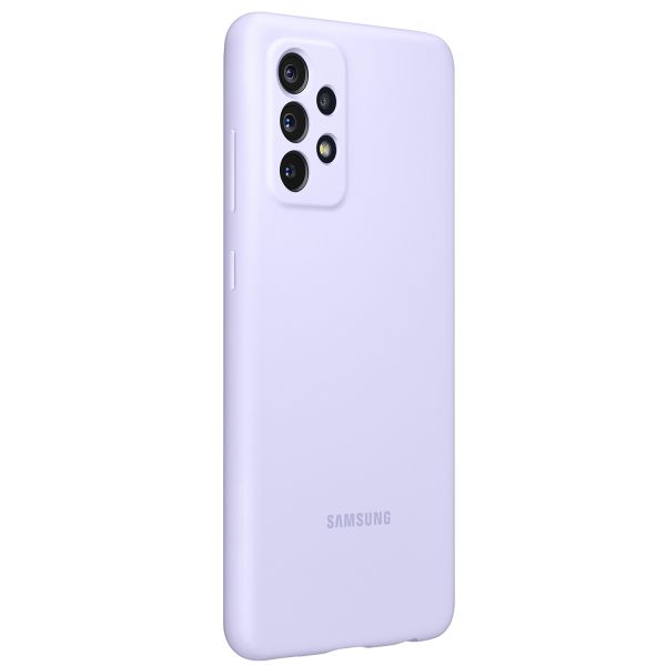 Samsung Original Coque en silicone Samsung Galaxy A72 - Violet