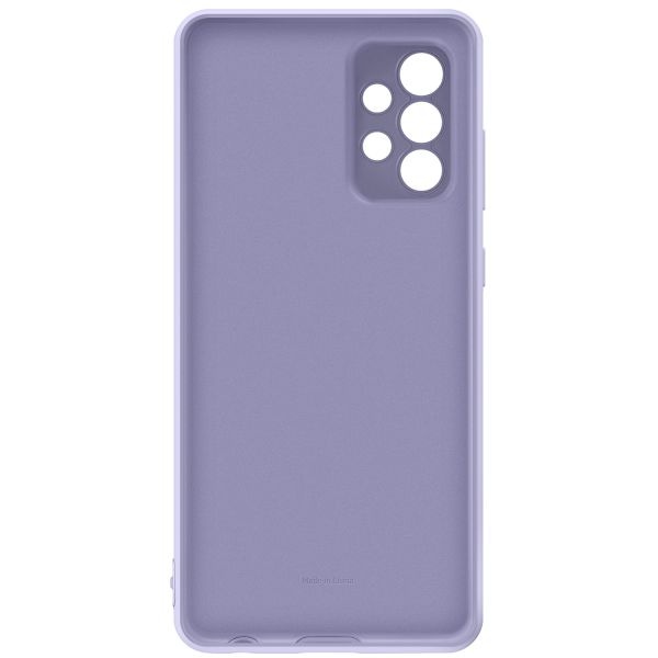 Samsung Original Coque en silicone Samsung Galaxy A72 - Violet