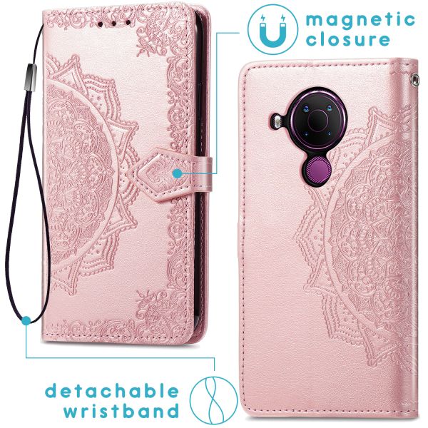 iMoshion Etui de téléphone Mandala Nokia 5.4 - Rose champagne