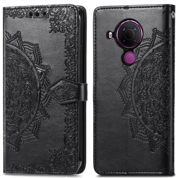 imoshion Etui de téléphone Mandala Nokia 5.4 - Noir