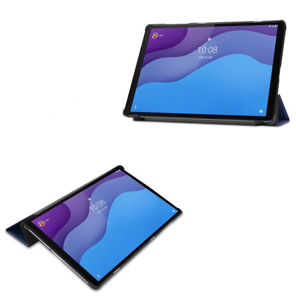 imoshion Coque tablette Trifold Lenovo Tab M10 HD (2nd gen) - Bleu